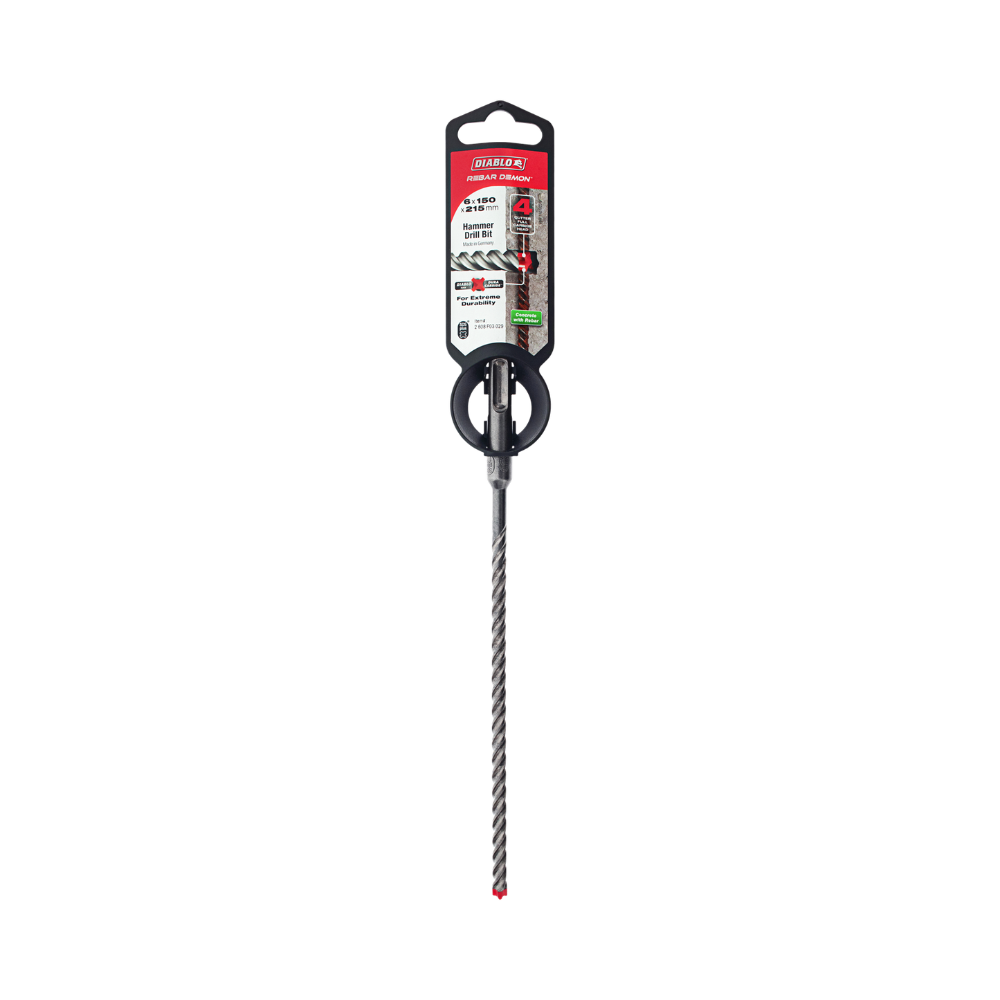 Diablo Rebar Demon SDS-Plus Hammer Drill Bit - 6 x 215mm