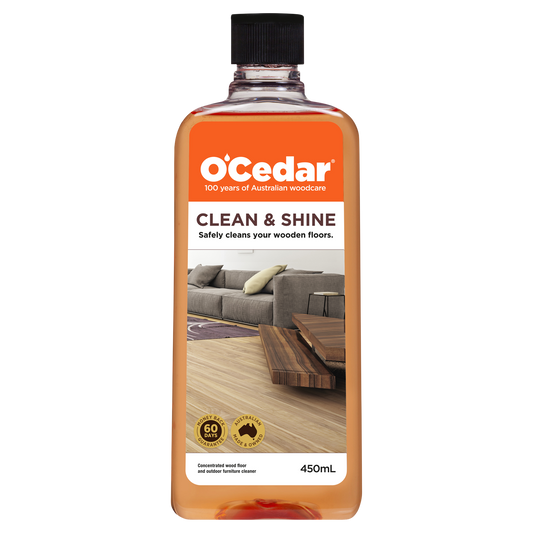 OCedar Clean and Shine Timber Floor Cleaner - 450ml