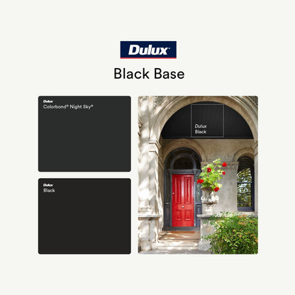Dulux Weathershield Low Sheen Exterior Paint - 1L - Black
