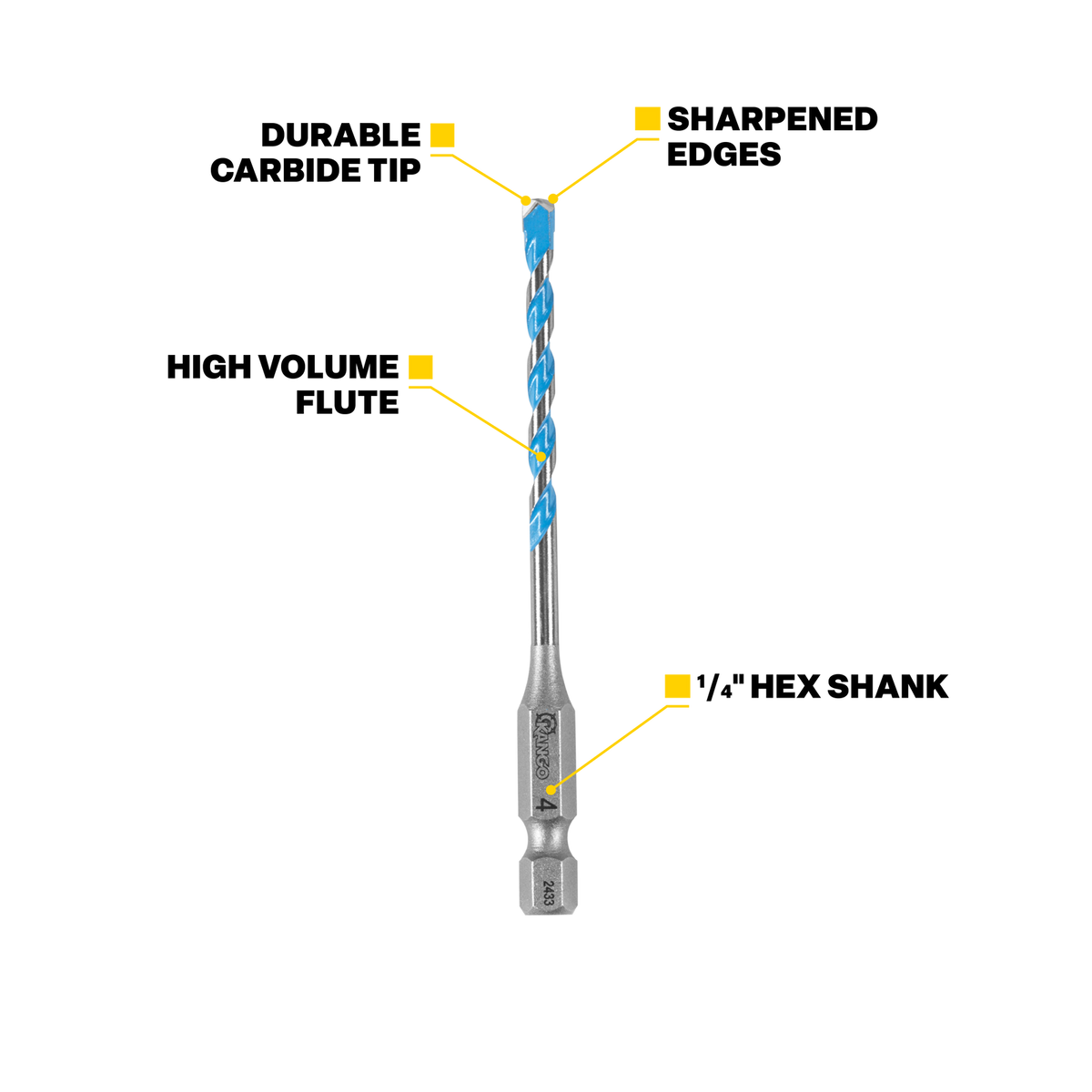 Kango Multi Material Drill Bit 3 Pack - 90mm