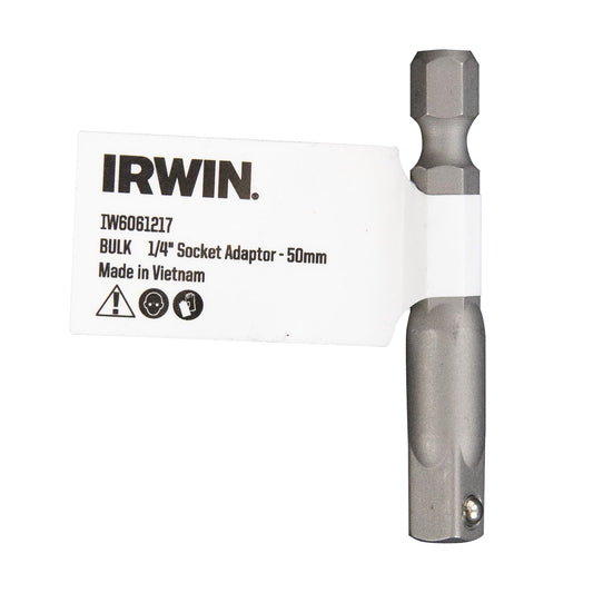Irwin 1/4" Socket Adaptor 50mm