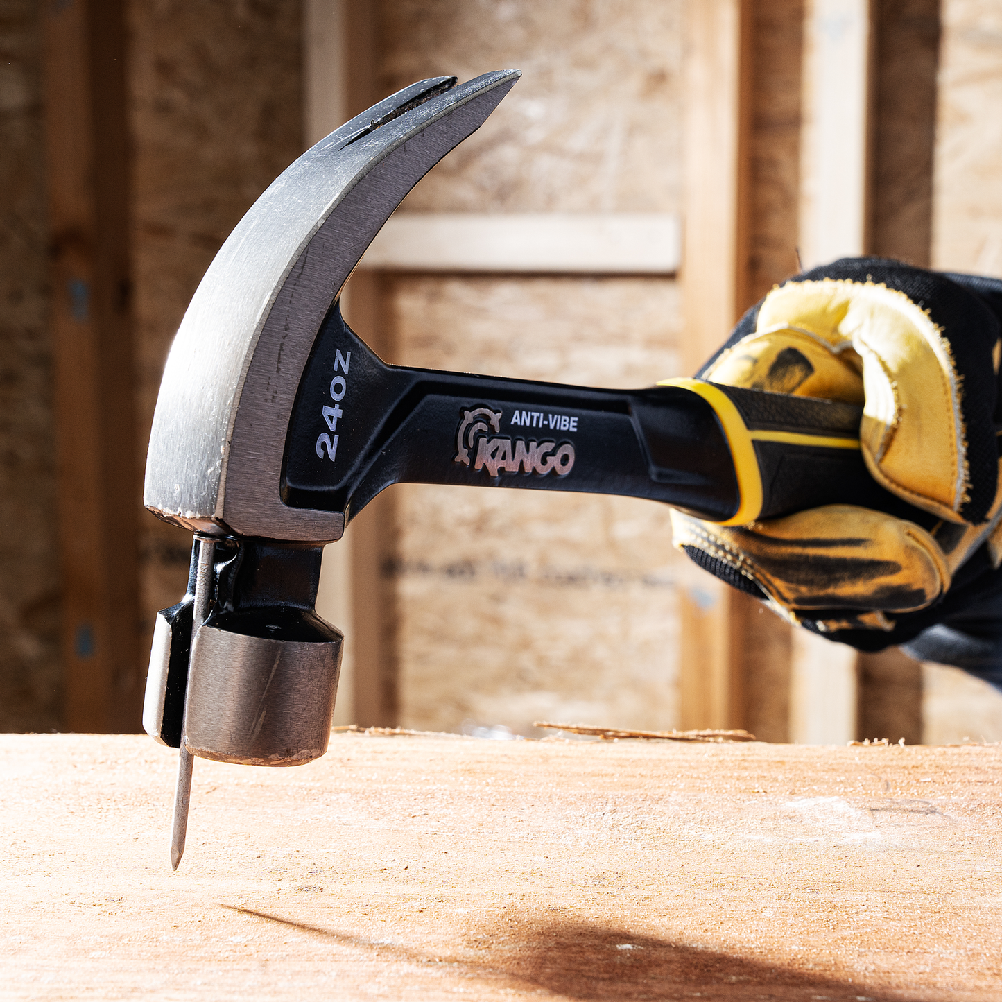 Kango Anti Vibe Steel Claw Hammer - 24oz - 350mm