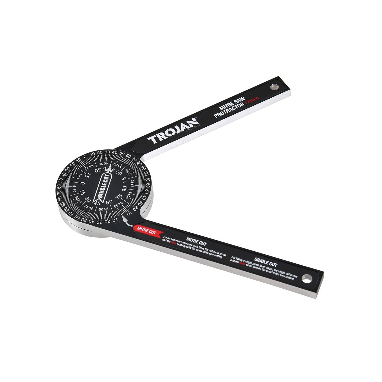 Trojan Mitre Saw Protractor - 175mm