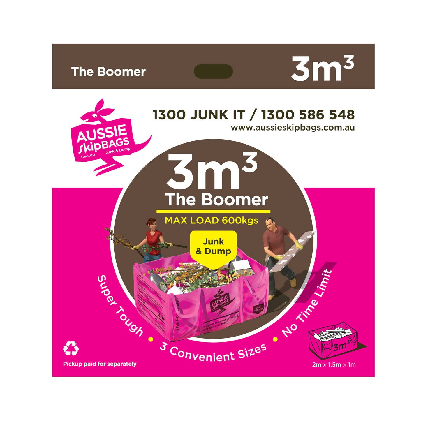 Aussie Skip Bag - 3m3