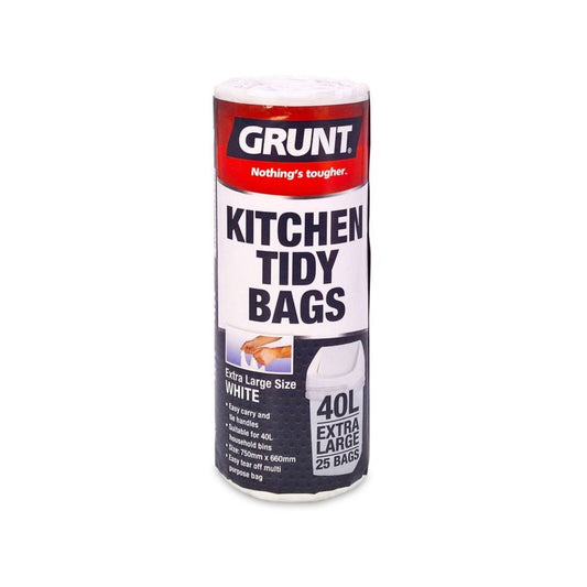 Grunt Kitchen Tidy Bags - 40L - 25 Pack