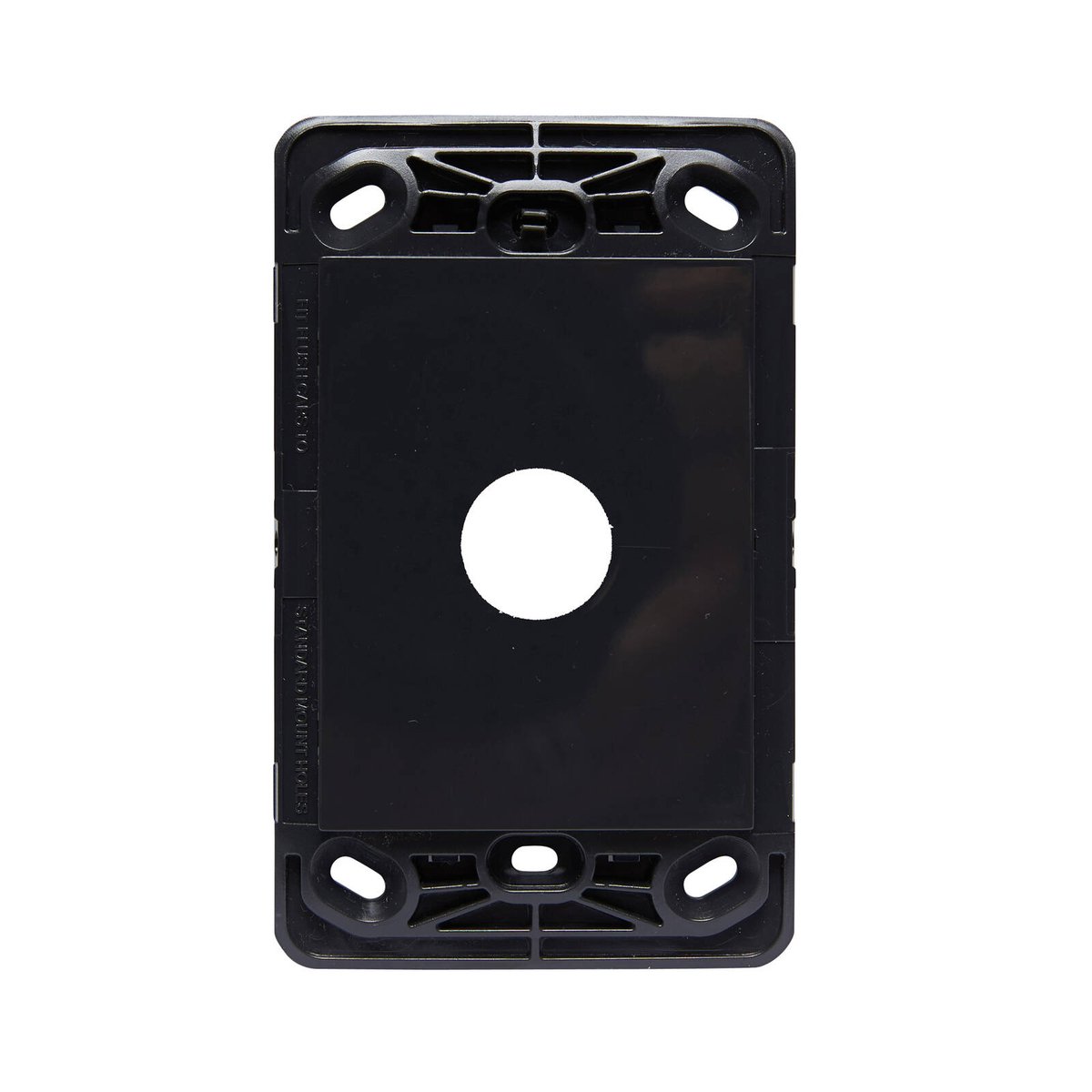 HPM Vivo Grey Wall Switch Grid Only 1 Gang Plastic Easy Install