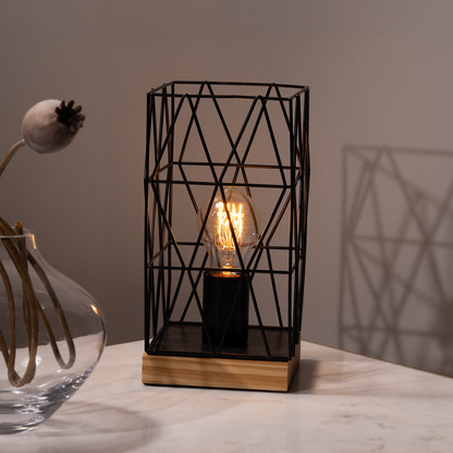 Verve Design Black Zavier Table Lamp