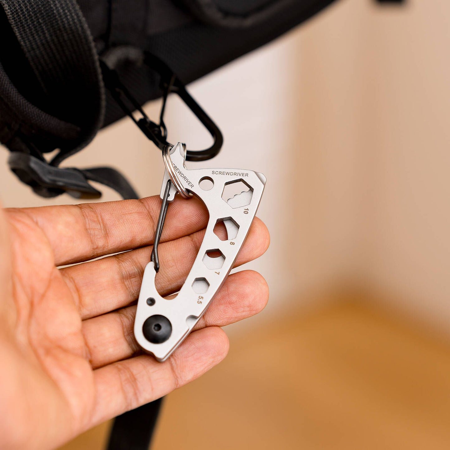 Titanium Multi Purpose Carabiner - 77mm