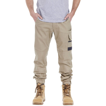 Tradie Mens Skinny Cuff Pants - 102 - Khaki