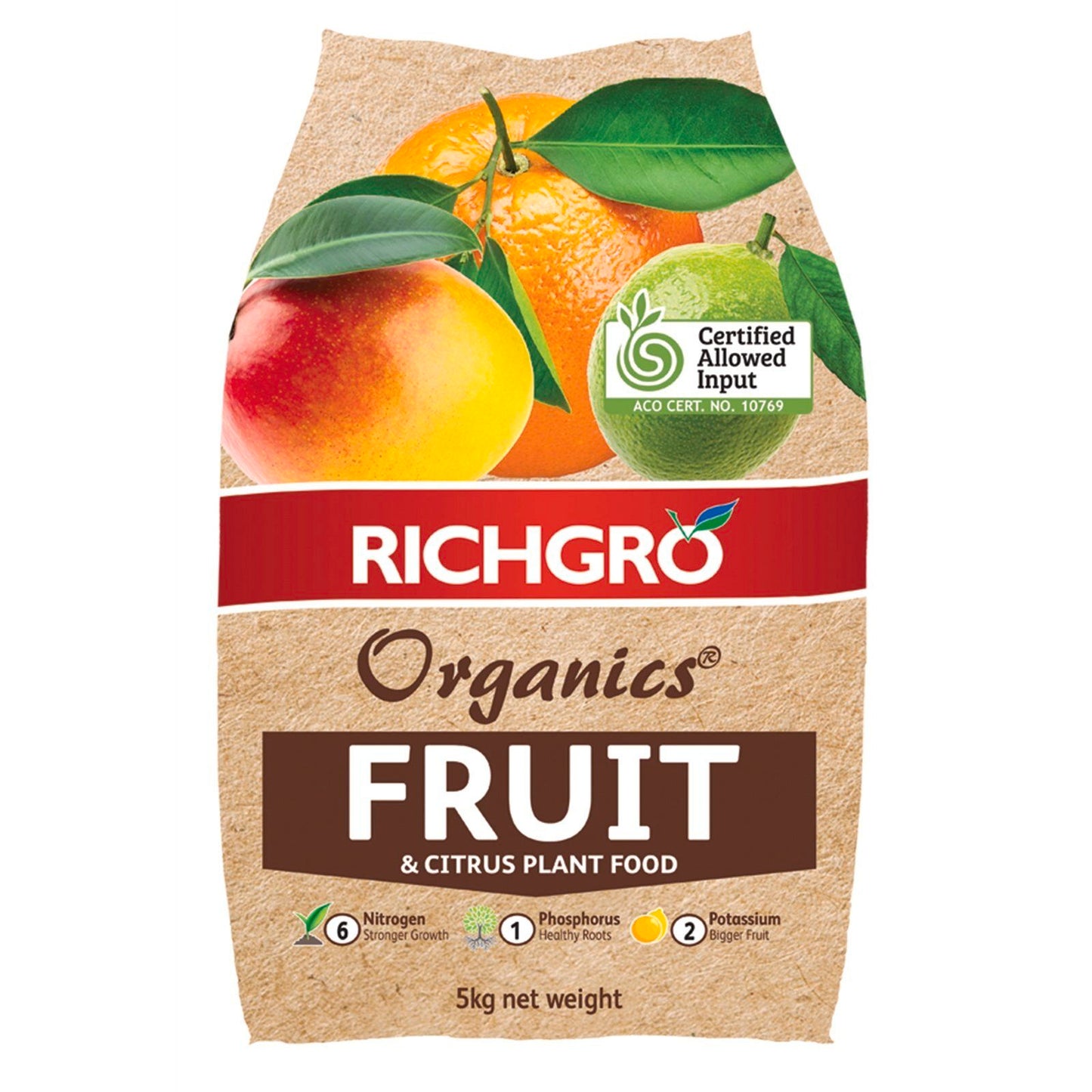 Richgro Organics Fruit And Citrus Plant Food 5kg