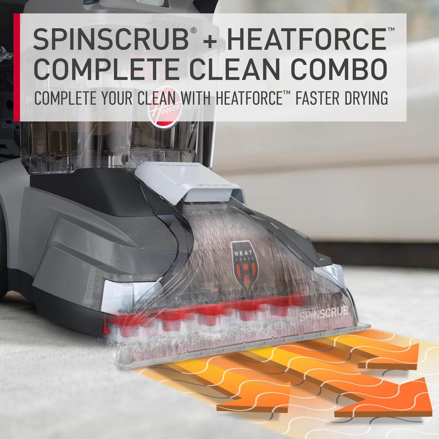 Hoover Power Scrub XL Carpet Washer - 3L