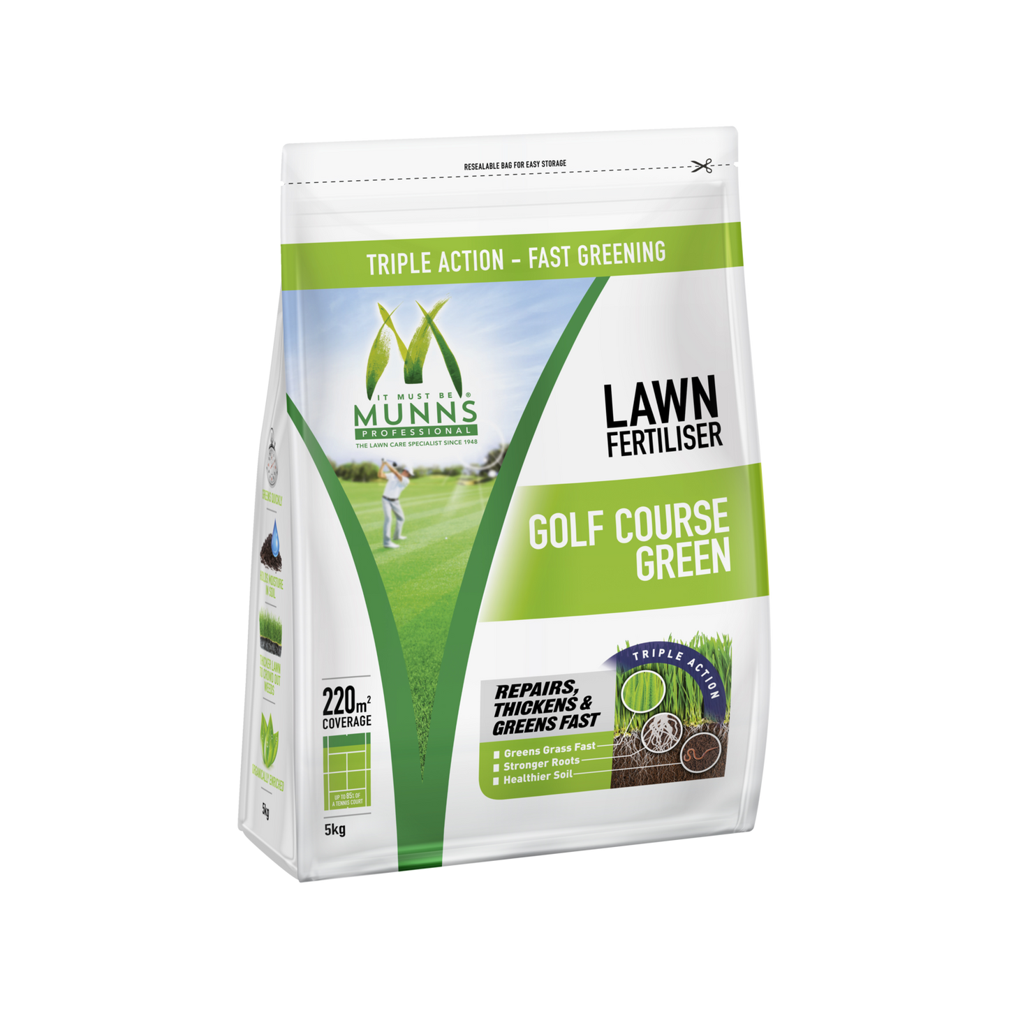 Munns Professional Golf Course Green Fertiliser - 5kg