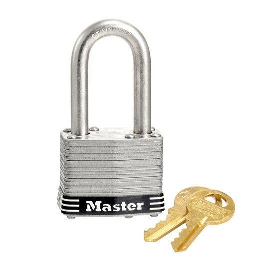 Master Lock 44mm Stainless Steel Padlock Laminated Weather Resistant