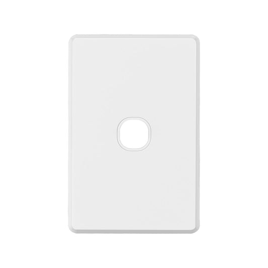 Deta White S-Line Series 1 Aperture Wall Plate