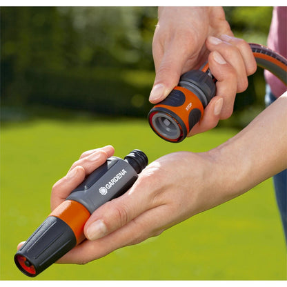 Gardena 13mm Water Stop Hose Connector - Plastic - Ergonomic - Durable