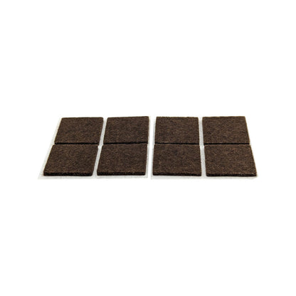 Surface Gard Felt Floor Protection Pads - 25mm - 8 Pack - Brown