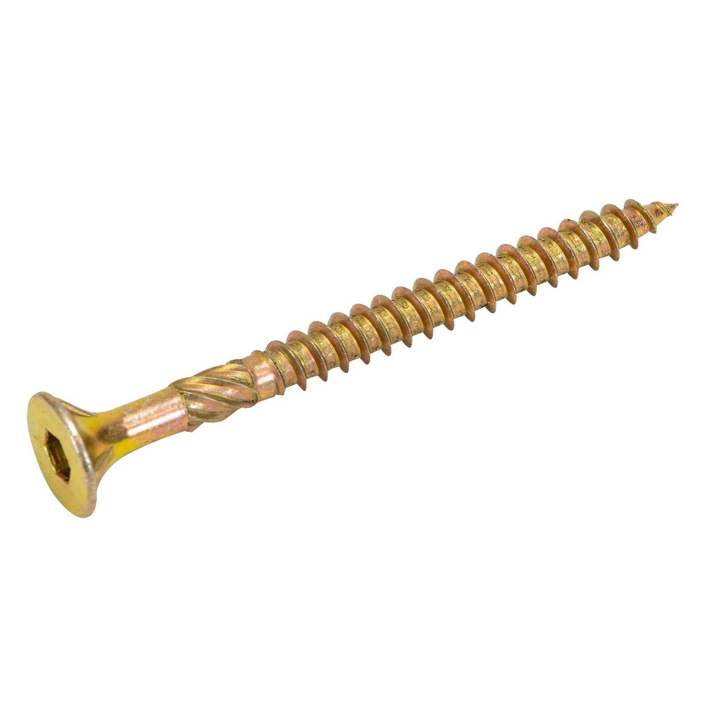 Titan Timber Bugle Batten Screw - 14g x 75mm - Zinc Gold - 100 Pack
