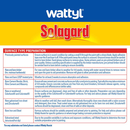 Wattyl Solagard Exterior Paint - 1L - Manor Red - Low Sheen