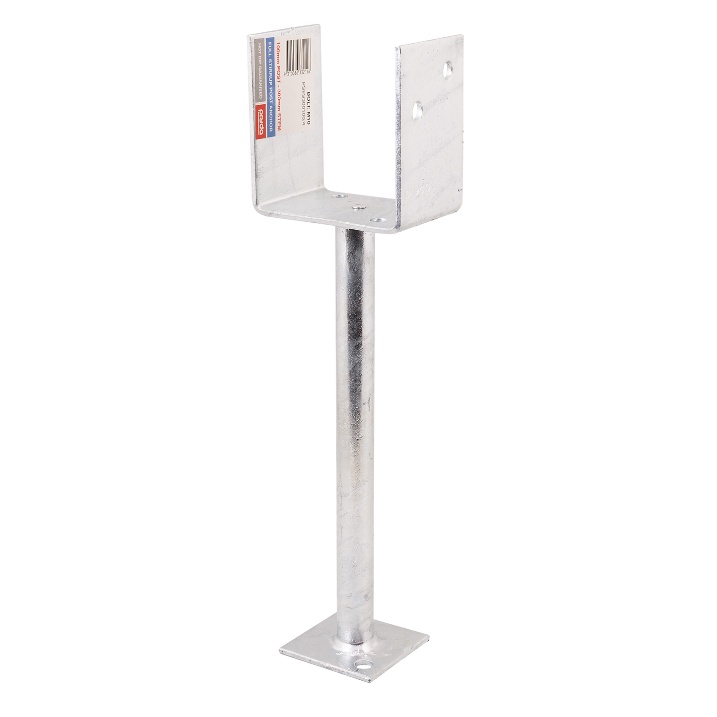 Pryda Full Stirrup Post Anchor - 300 x 100mm