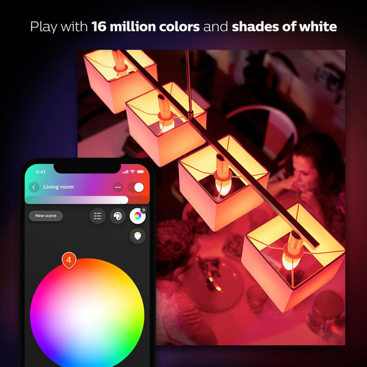Philips Hue P45 E14 Smart Candle - 470lm - Colour - 6W