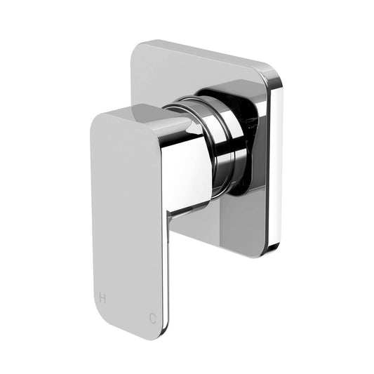 Mondella Chrome Overture Shower Wall Mixer - 75 x 140 x 195mm