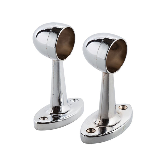 Sandleford Chrome Pillar End - 19mm - 2 Pack