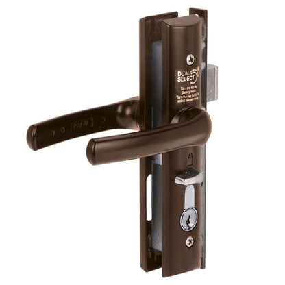 Yale Quattro Security Screen Door Lock - 32 x 180 x 39mm - Brown