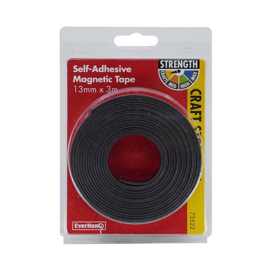 Everhang Magnetic Strip 3000 x 13mm Self Adhesive Flexible Craft