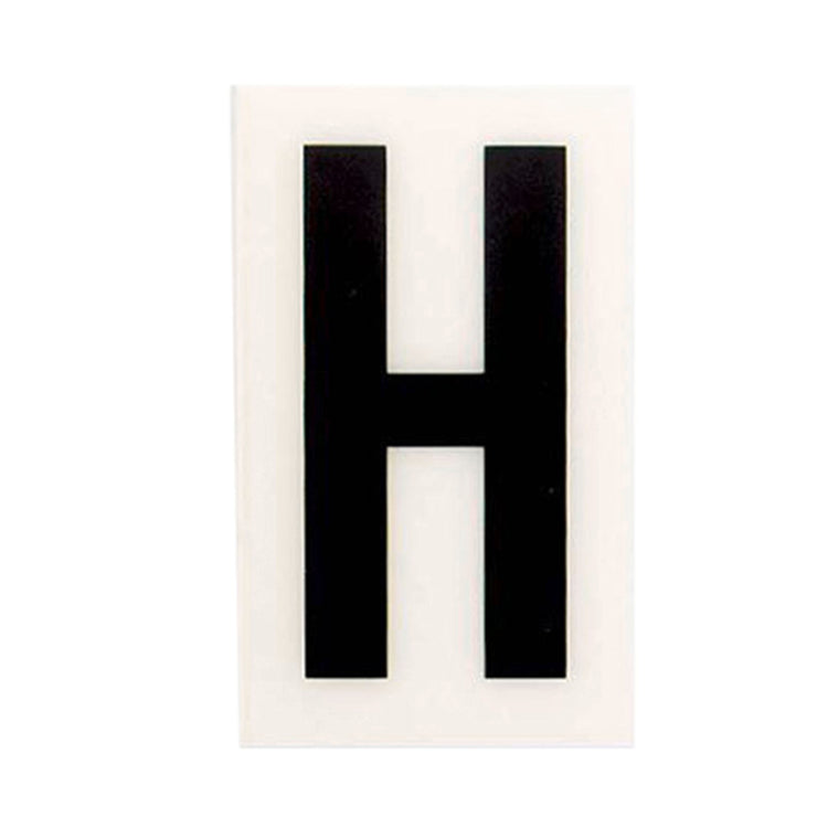 Sandleford White Self Adhesive House Letter H - 60mm