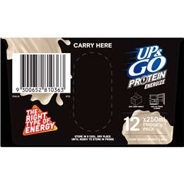 Sanitarium Up&go Protein Energize Vanilla 250ml X12 Pack