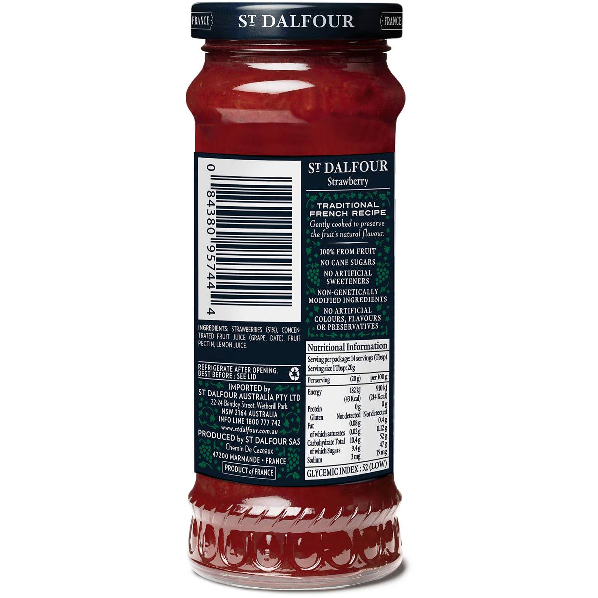 St Dalfour Strawberry 284g