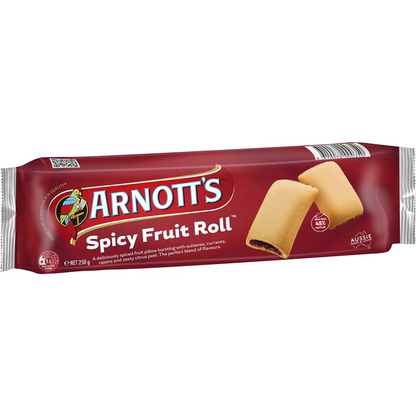 Arnott's Spicy Fruit Roll Biscuits Biscuits 250g
