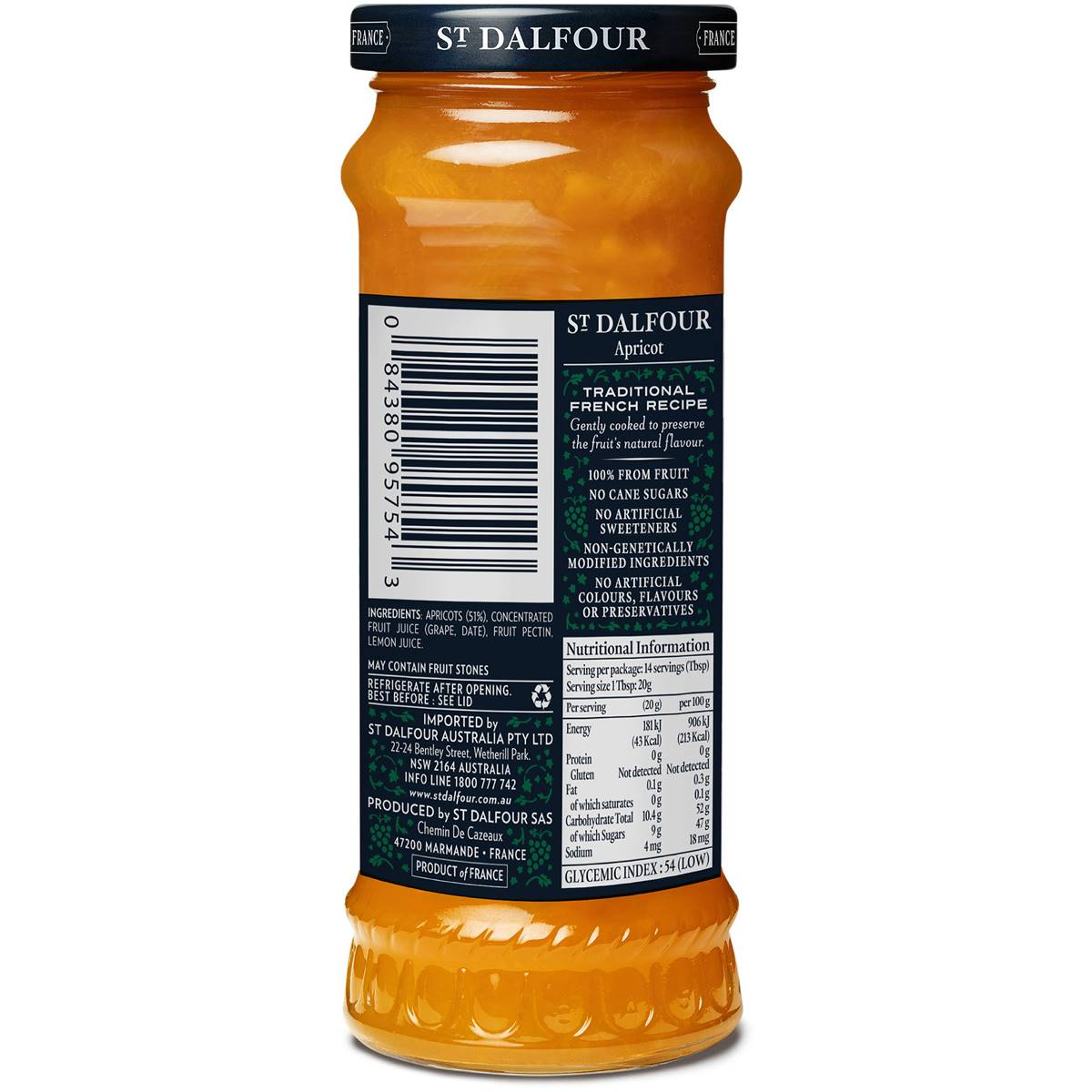 St Dalfour Apricot 284g
