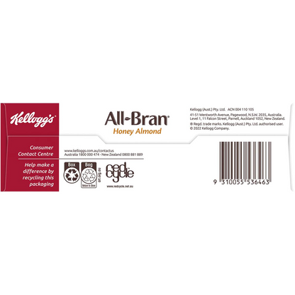 Kellogg's All-bran Flakes Honey Almond Cereal 420g