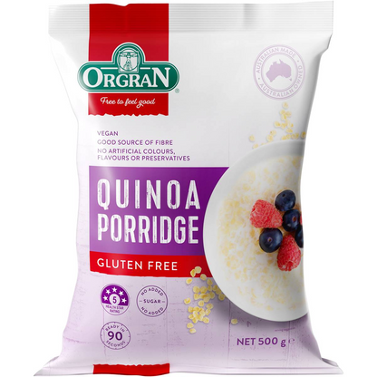 Orgran Gluten Free Porridge Quinoa 500g