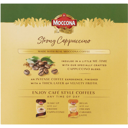 Moccona Coffee Sachets Strong Cappuccino 30 Pack, 1pc