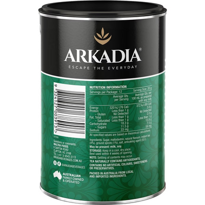 Arkadia Chai Plant Based Tea 240g Each