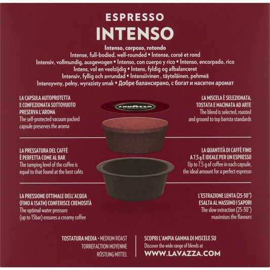 Lavazza Intenso A Modo Mio Coffee Pods 16 Pack Each