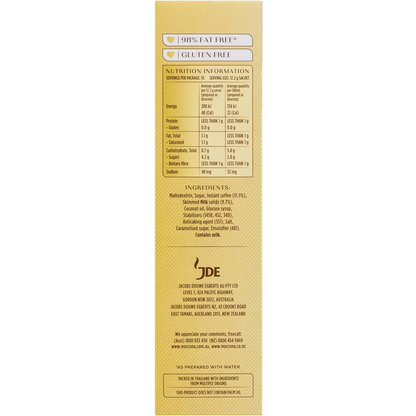 Moccona Coffee Sachets Skim Cappuccino 10 Pack, 1pc