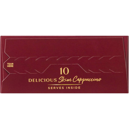 Moccona Coffee Sachets Skim Cappuccino 10 Pack, 1pc