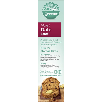 Green's Cake Mix Traditional Date Loaf 415g