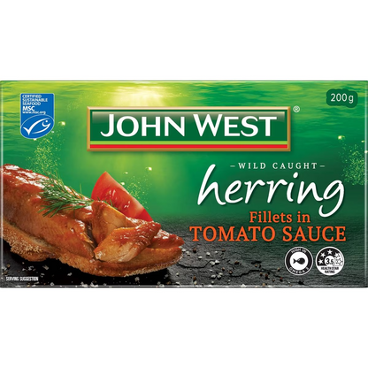 John West Herring Fillets In Tomato Sauce 200g
