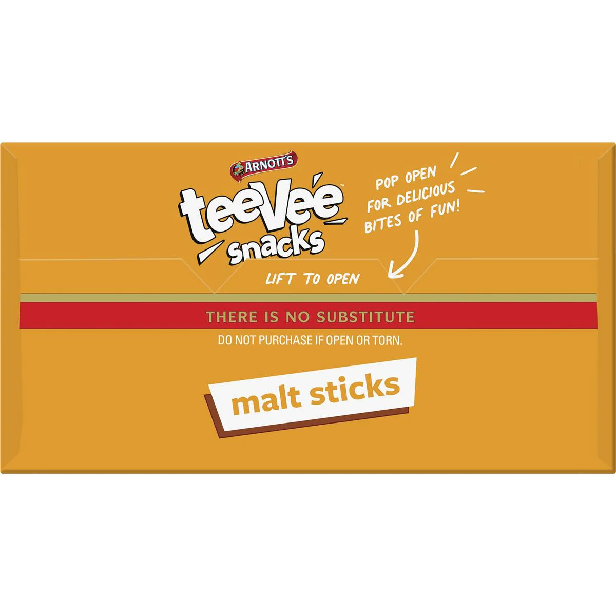 Arnott's Tee Vee Snacks Malt Sticks Chocolate Biscuits 175g