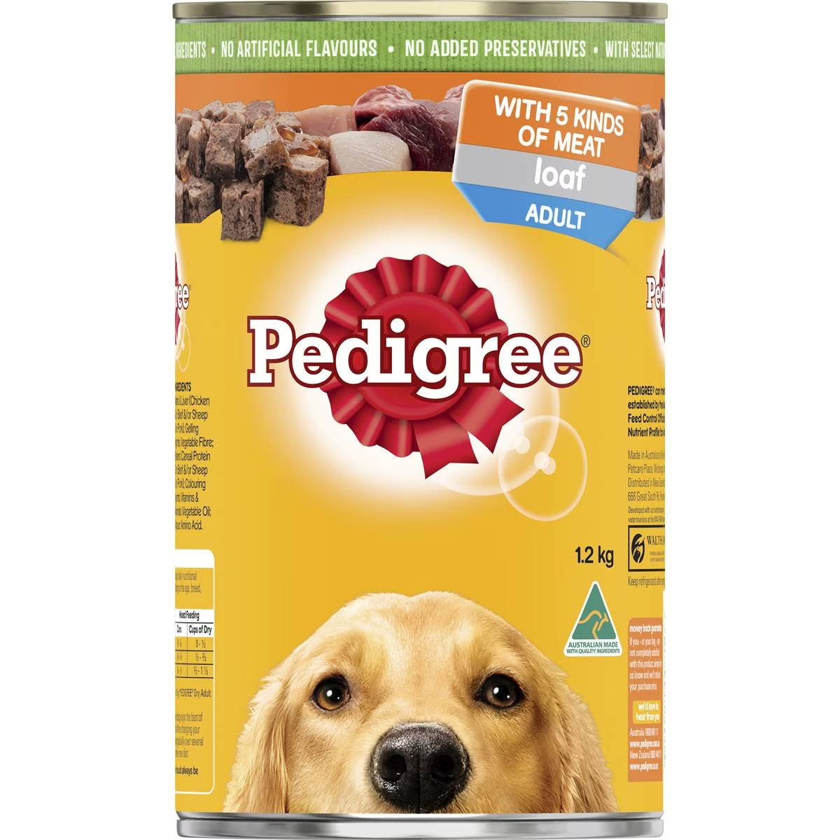 Pedigree Loaf With Five Kinds Of Meat Wet Dog Food Can 1.2kg