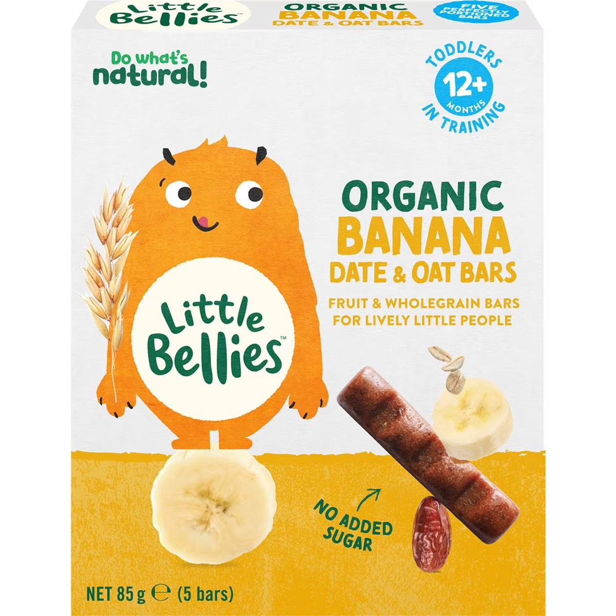 Little Bellies Organic Banana Date & Oat Bar 5 pack