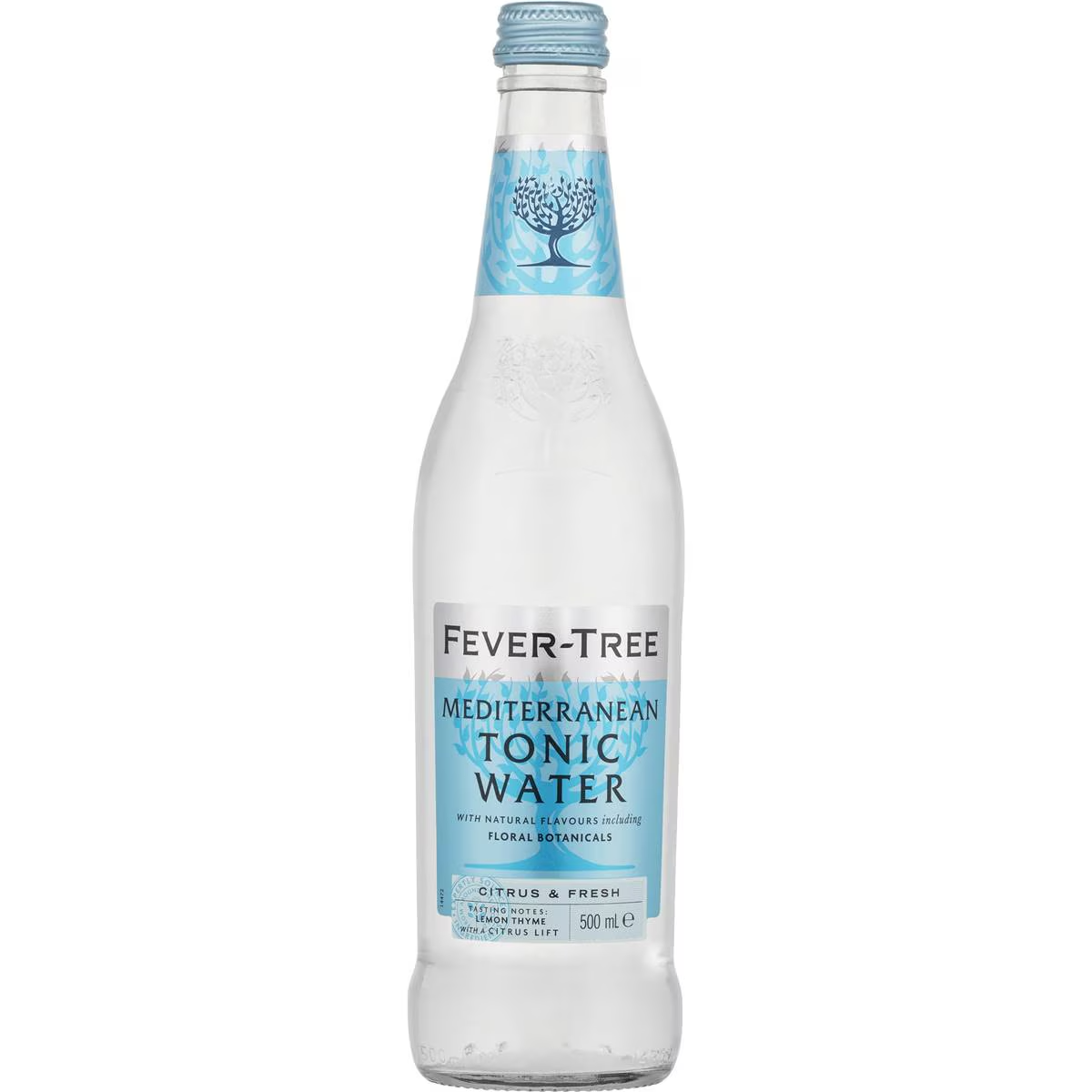Fever-tree Mediterranean Tonic Water Bottles 500ml