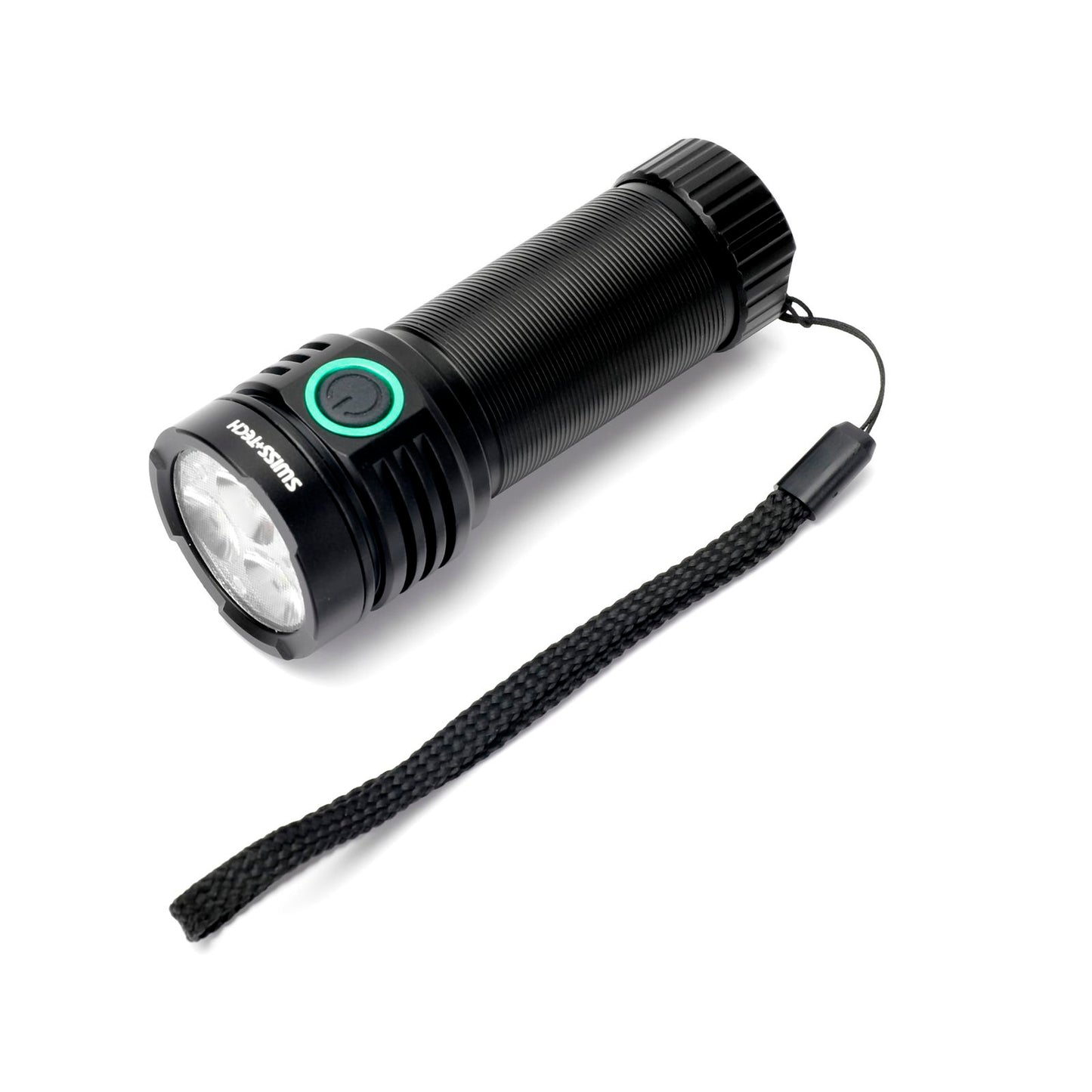 Swiss Tech Rechargeable Compact Turbo Flashlight - 3500lm - 102 x 41mm - 220m