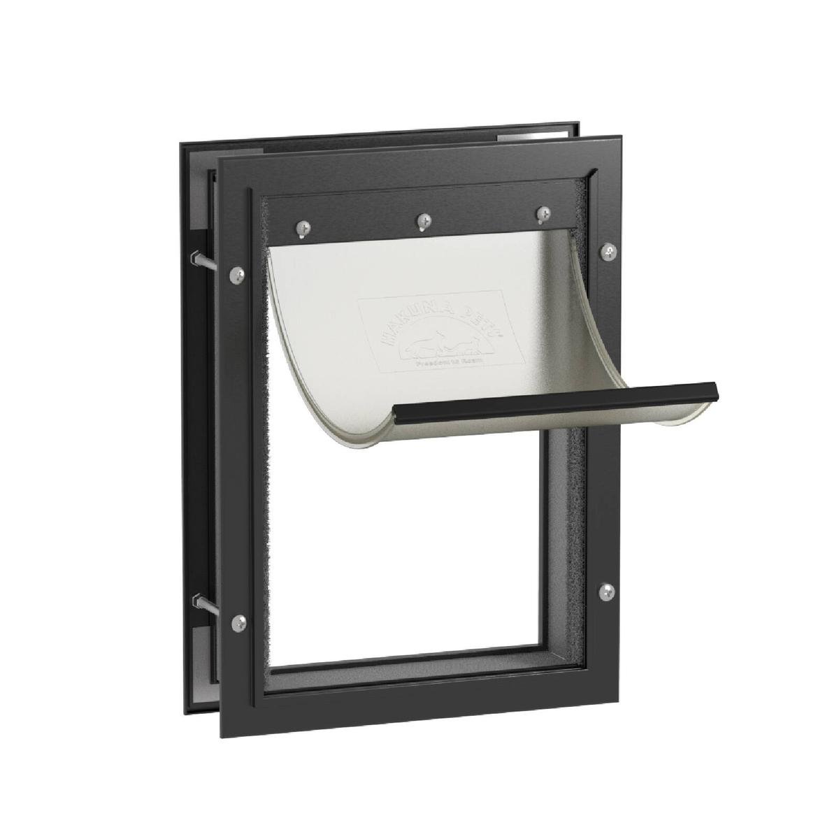 Hakuna Pets Pet Door - Medium 225mm x 305mm - Aluminium - Lockable