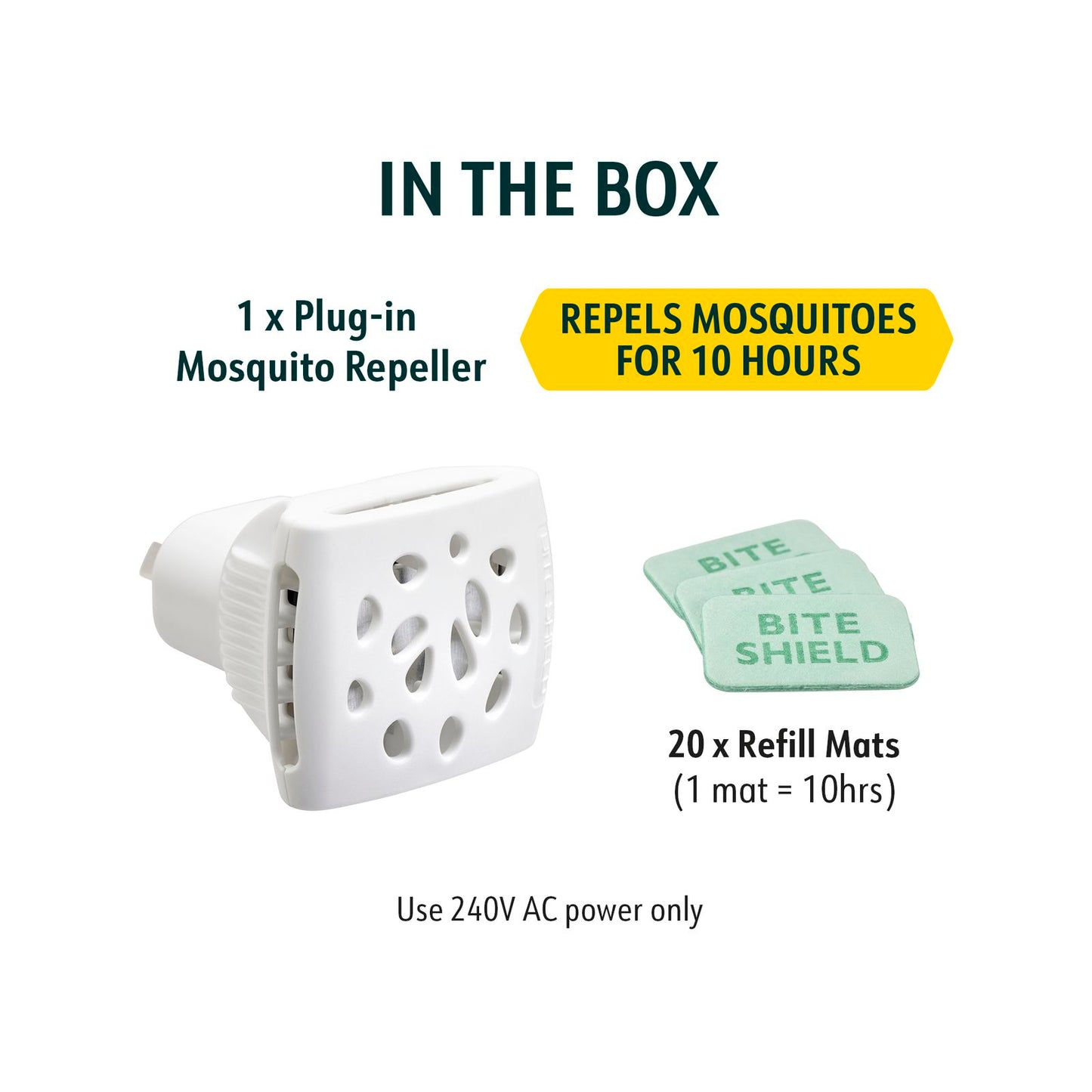 Bite Shield Natural Plug-in Mosquito Repeller