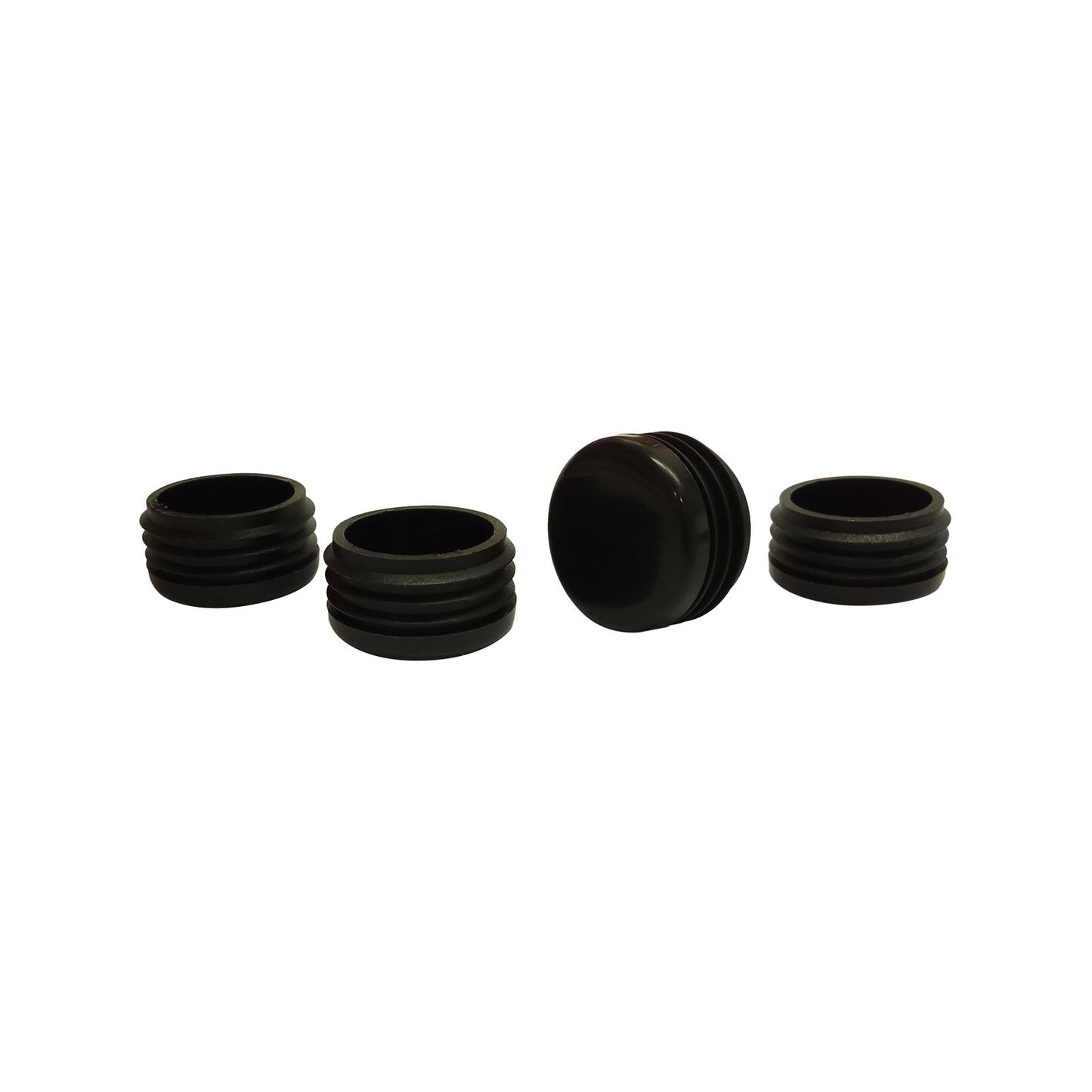 Surface Gard Black Round Plastic Internal Chair Tip - 32mm - 4 Pack